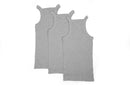 3 Packs AC Basics Men's G-unit Style Cotton Tank Tops Square Cut Muscle Rib A-Shirts