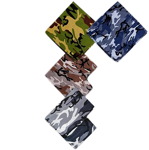 thumbnail image 2 of AD Bandanna Cotton Scarf Head Wrap Bandana Multipack – 12 Pack, 22x22", Multiple Colors & Paisley Pattern 2 of 2