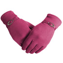 Women Warm Touchscreen Gloves Fleece Lined Windproof Winter Gloves