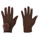 Women Warm Touchscreen Gloves Fleece Lined Windproof Winter Gloves