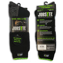 2 Pack Jobsite Mens Thermal Moisture Wicking Extra Heavy Full Cushion Boot Socks