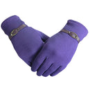 Women Warm Touchscreen Gloves Fleece Lined Windproof Winter Gloves