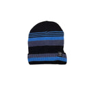 4-Pack Men's Thermal Fleece Lined Baggy Fold Over Black Winter Hat