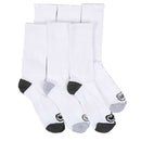 Ecko Unltd. Men's Half Cushion Crew Athletic Socks White Black Gray 6-Packs