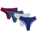 Hanes Women's Signature Smoothing Microfiber Bikini Cheeky Underwear, 4-Pack