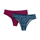 Hanes Women's Signature Smoothing Microfiber Bikini Cheeky Underwear, 4-Pack