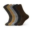 4Pairs Men's Super Warm Heavy Crew Thermal Merino Wool Winter Socks 7-13
