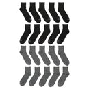 Everlast Men's Quarter Athletic Socks 20-Pairs