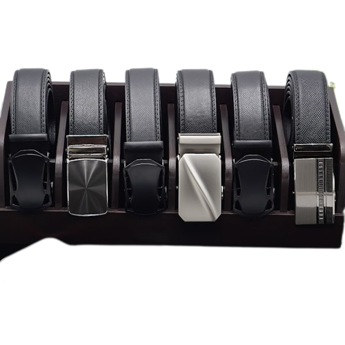 2 Pack Leather Ratchet Belt for Men Adjustable Dress Belts with Click 2 Pack Leather Ratchet Belt for Men Adjustable Dress Belts with Click