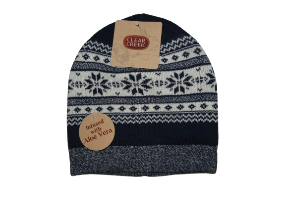 Clear Creek Women’s Winter Beanie 2-Pack – Aloe Vera Infused, Random Colors