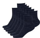 Men's 3-12 Pairs of Health Support Diabetic Ankle Circulatory Socks, Non-binding & Loose Fit