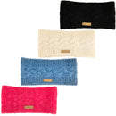 Clear Creek Winter Warm Ear Warmer Headband Knit Fuzzy Head Wrap Stretchy Headband 2 Pack Assorted Color
