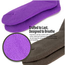 Arctic Snug Men and Women Thermal Winter Fleeced Lined Heat Socks- 2 or 4 Packs