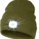 Clear Creek 2-Pack Men’s Winter Hats with LED Light – Random Colors, Warm Knit Beanies, One Size Fits Most