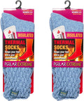 2-Pack Polar Extreme Thermal Extra Heavy Acrylic Winter Marled Socks