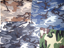 4-12 Pack camouflage Double Sided Bandana 100% COTTON Handkerchief Head Wrap