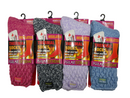 Polar Extreme Thermal Extra Heavy Acrylic Winter Marled Knit Top Socks Matching 2-Packs