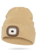 Clear Creek 2-Pack Men’s Winter Hats with LED Light – Random Colors, Warm Knit Beanies, One Size Fits Most