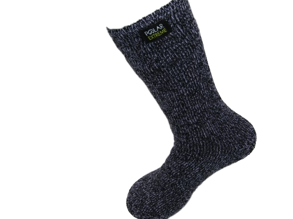 Polar Extreme Thermal Sock Extra Heavy Acrylic Winter Marled Socks 4-Pack Colors