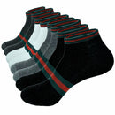 6-12 Pairs Men & Women Cushion Cotton Fashion Ankle Socks