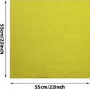 1 Dozen (12) Solid Colors 100% Cotton Bandana Handkerchiefs Multifunction Headbands-Assorted Colors