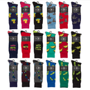 6-12 Packs Marc Ecko Men's Patterned Design Dress Casual Socks-Assorted Colors