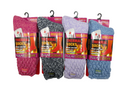 Polar Extreme Thermal Extra Heavy Acrylic Winter Marled Knit Top Socks Matching 2-Packs