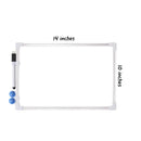 Magnetic Dry Erase Classroom Double Sided Personal Whiteboard for Students Teachers ETC