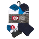 10 Pairs ECKO UNLTD Men's 1/2 Cushion No-Show or Quarter Cushion Socks- Assorted Colors