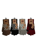Clear Creek Women 2-Pack Winter Texting Gloves - Random Colors