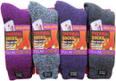 2 Pack Polar Extreme Women's Moisture Wicking Thermal Socks