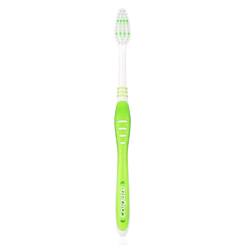 6-12 Pack Colgate Super Flexi Manual Toothbrush with Tongue Cleaner, Medium
