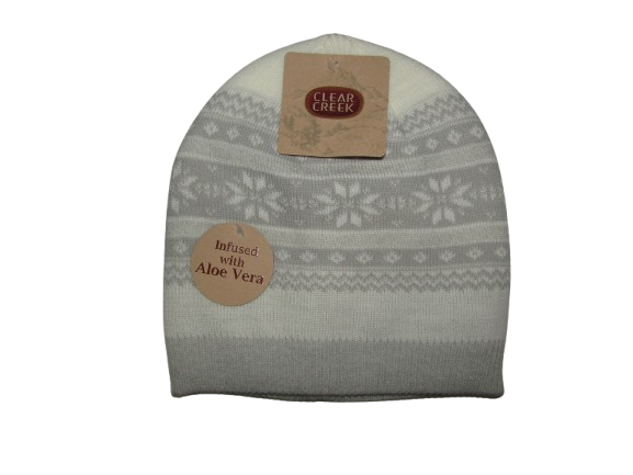 Clear Creek Women’s Winter Beanie 2-Pack – Aloe Vera Infused, Random Colors