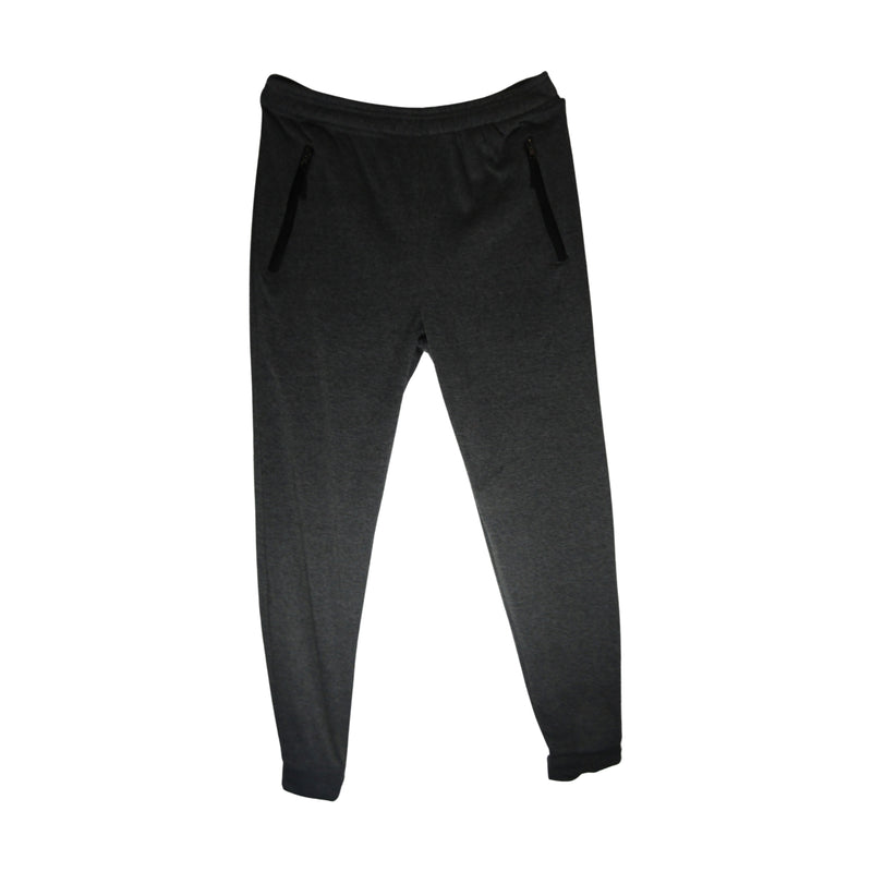 Mens Fleece Jogger Pant W/ Waterproof Rubber Embellished Zip Pockets