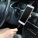 Encust's Break-Away-Safe Magnetic Type-C & Micro USB Cables | Preserve & Protect Your Devices | 3-Pack of Nylon Rapid Charging Cables | Compatible with USB-Type-C Laptops, Smartphones,