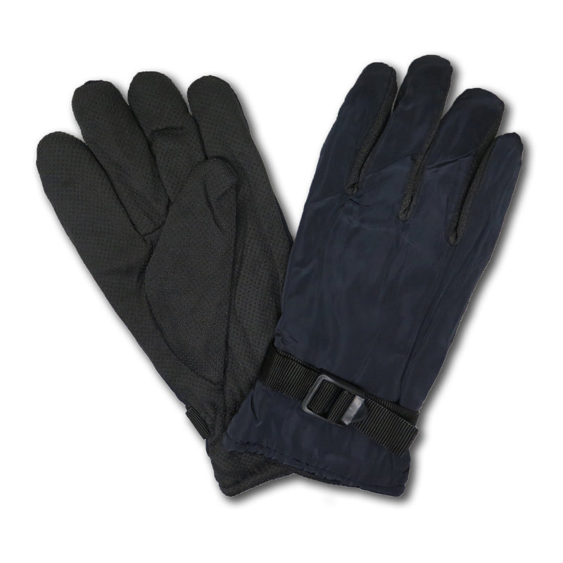 Men's Winter Lifestyle Sports Waterproof Palm Grip Thinsulate Lined Ski Snow Gloves