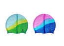 Unisex Silicone Swimming Cap for Adult and Children, Tie Dye