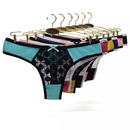 6 Pack Lace thong Bow Panties Breathable Briefs Ladies Low Waist Transparent Lace Thongs