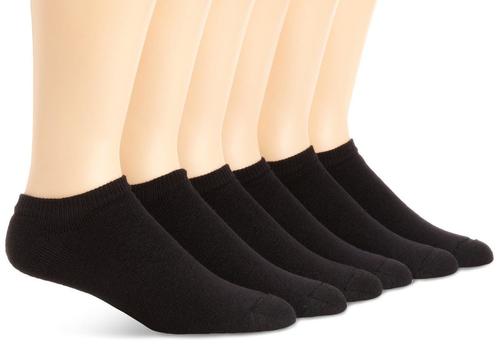 300 Pairs Wholesale No Show Sneaker Socks Women Casual Invisible liners Peds Shoe Size 9-11 (Black, 50 DOZ)
