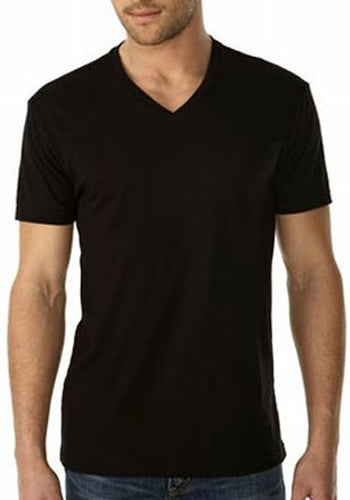 Anna Cavalary 3-6 Pack Men's 100% Cotton Tagless V-Neck T-Shirt Undershirt Tee