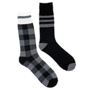 4-Pairs Clear Creek Wool Blended Plad Men's Boot Socks Shoe Size 9-13 Assorted Color