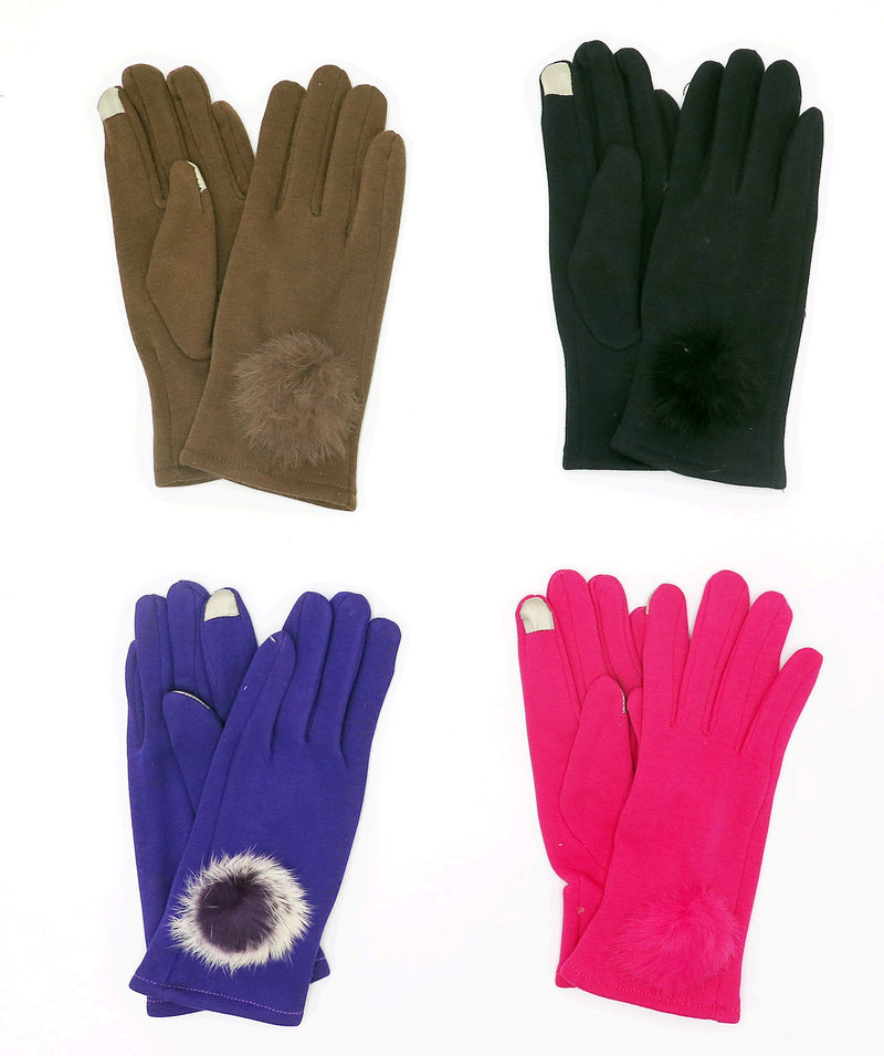 Women Warm Touchscreen Gloves Fleece Lined Windproof Winter Gloves