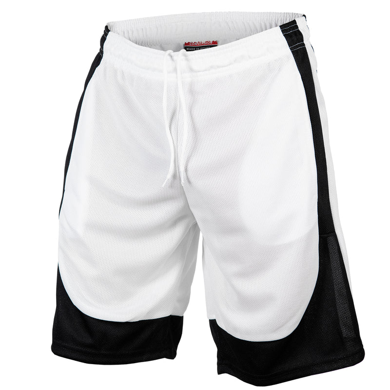 3-6 Packs Men's Mesh 2-Tone Basketball Shorts With Pockets Gym Activewear Assorted Colors