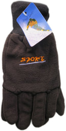 Magg Sports Unisex Autumn Winter Thermal Fleece Lined Elastic Cuff Glove