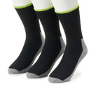 Jobsite 6 Pairs Men's Working Cushioned Crew Sock with Soil Guard