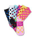 (6 Pairs) Fun & Colorful Women's Casual Assorted Crew Socks