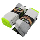 Jobsite 6 Pairs Men's Working Cushioned Crew Sock with Soil Guard