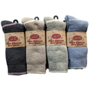 4-Pack Clear Creek Wool Blended Boot Socks Women's Shoe Size 5-9