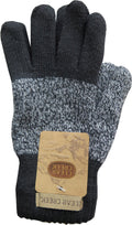 NEW Clear Creek Unisex Men's Women's Thermal Insulated Heavy Cable Knit Winter Gloves
