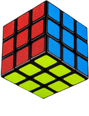 Speed Rubix Cube 3x3 Smooth Turning Magic Cube 3x3x3 Brain Teaser Puzzle Cube Sticker (2.2 inches)